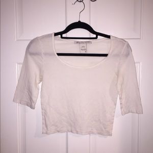 White Crop Top